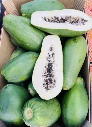Świeża Papaya , Papaja RAW zielona surowa - 4 kg